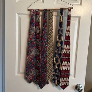 One Lot of Six (6) Mens' Ties